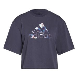Adidas You for You Cropped Logo T-Shirt Womens vyobraziť
