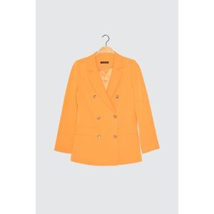 Trendyol Blazer With Orange Button and Pocket DetailING vyobraziť