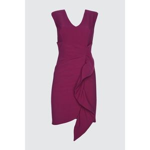 Trendyol Purple Waist Detailed Dress vyobraziť