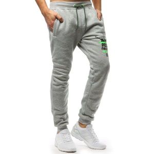 Gray men's sweatpants UX1628 vyobraziť