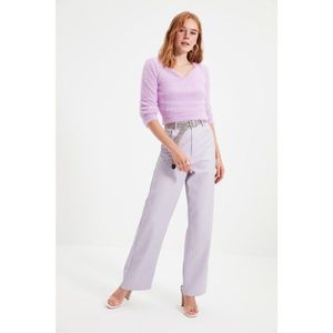 Trendyol Lilac Beard Yarn Knitwear Sweater vyobraziť