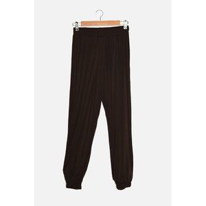 Trendyol Brown Loose Jogger Knitted Trousers vyobraziť