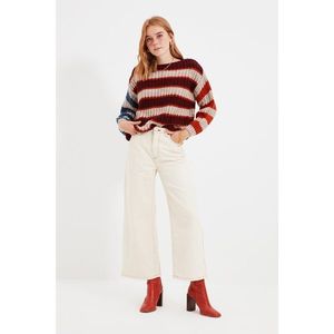 Trendyol Brown Color Block Knitwear Sweater vyobraziť