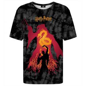 Mr. GUGU & Miss GO Unisex's Dumbledore vs Voldemort T-Shirt TSH HP029 vyobraziť