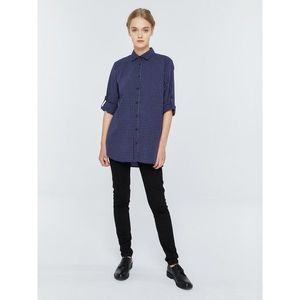 Big Star Woman's Longsleeve Shirt 145707 Navy Blue-474 vyobraziť