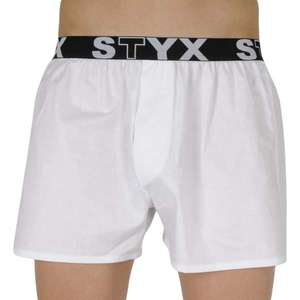 Men's shorts Styx sports rubber white (B1061) vyobraziť