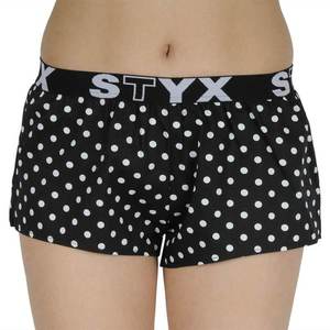 Women's shorts Styx art sports rubber polka dots (T1055) vyobraziť