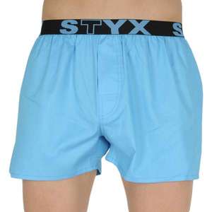 Men's shorts Styx sports rubber light blue (B969) vyobraziť