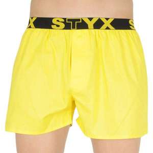 Men's shorts Styx sports rubber yellow (B1068) vyobraziť
