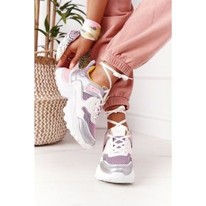 Women's Sports Shoes Sneakers White-Pink Infinity vyobraziť
