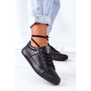 Women's Leather Sneakers Big Star GG274061 Black vyobraziť