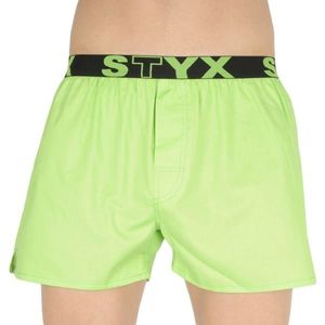 Men's shorts Styx sports rubber green (B1069) vyobraziť