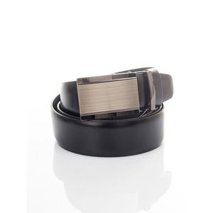 Genuine leather belt for men black vyobraziť
