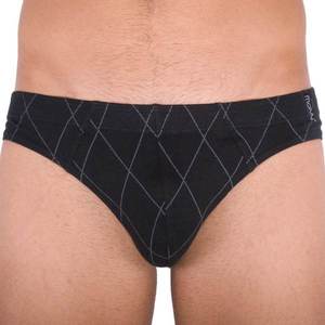 Men's briefs Molvy black with gray pattern (MP-961-SBU) vyobraziť