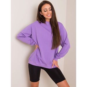 Basic purple cotton sweatshirt vyobraziť