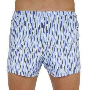 Classic men's shorts Foltýn blue oversize vyobraziť