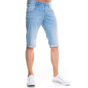 Big Star Man's Bermuda shorts Shorts 111212 Denim-252 vyobraziť