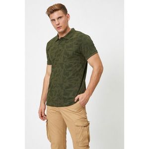Koton Baby Boy Green Polo Neck Patterned Short Sleeve T-Shirt vyobraziť