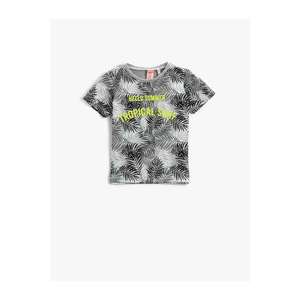Koton Baby Boy Printed Crew Neck Cotton T-Shirt vyobraziť