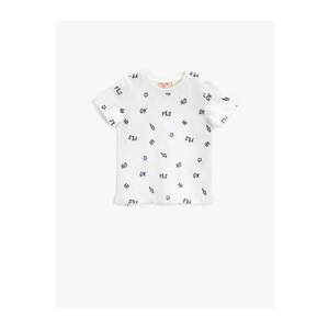 Koton Baby Boy Printed T-Shirt Short Sleeve Cotton vyobraziť