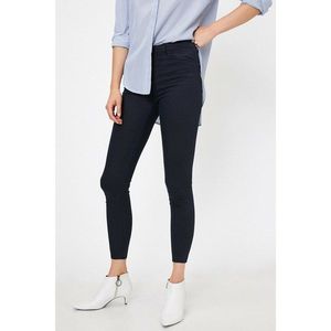 Koton Women's Navy Blue Slim Fit Trousers vyobraziť