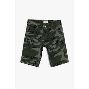 Koton Khaki Patterned Boy Shorts & Bermuda vyobraziť