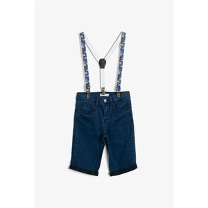Koton Boys Navy Blue Shorts & Bermuda vyobraziť