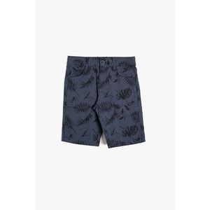 Koton Boy Patterned Navy Blue Shorts vyobraziť