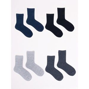 Yoclub Man's Cotton Socks Basic Plain Colors 4-Pack SK-01/4PAK/BOY/001 vyobraziť