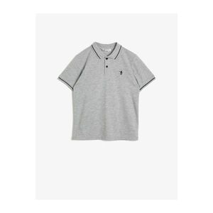 Koton Boy's Gray Polo Neck T-Shirt vyobraziť
