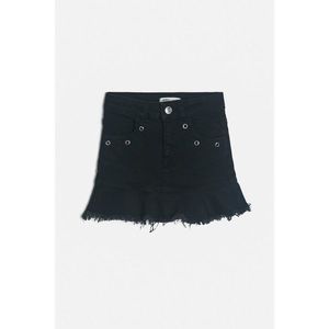 Koton Black Girl's Pocket Detailed Jean Skirt vyobraziť