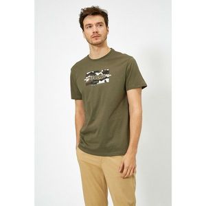 Koton Men's Green Printed T-shirt vyobraziť