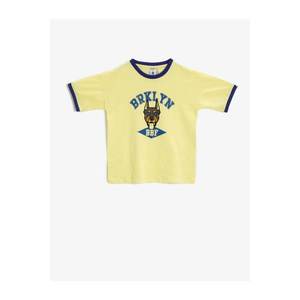 Koton Boys' Crew Neck Short Sleeve Cotton T-Shirt vyobraziť