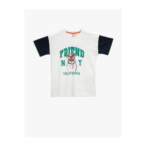 Koton Boy Printed T-shirt Crew Neck Cotton vyobraziť