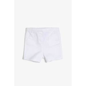 Koton White Baby Girl Shorts & Bermuda vyobraziť