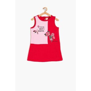 Koton Red Baby Girl Embroidered Dress vyobraziť