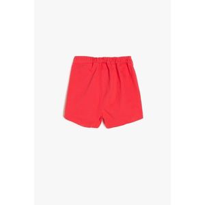 Koton Red Baby Girl Pocket Detailed Shorts vyobraziť