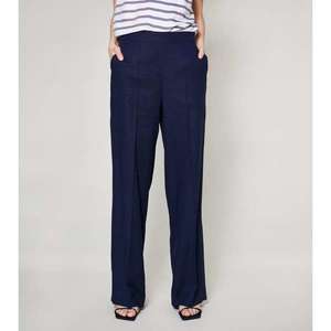 Click Woman's Trousers Gulia Navy Blue vyobraziť