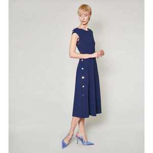 Click Woman's Dress Pines Navy Blue vyobraziť