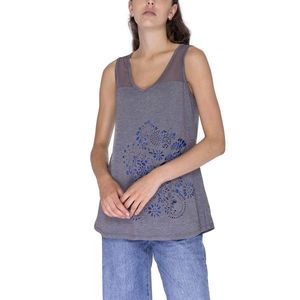 Desigual Tričko Woman Knitted T-Shirt Short Sleeve vyobraziť