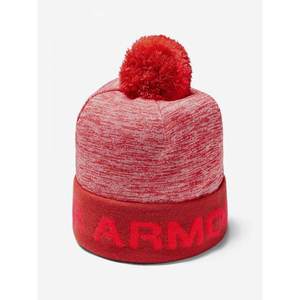 Caps Under Armour Boy\'S Gametime Pom Beanie-Red vyobraziť