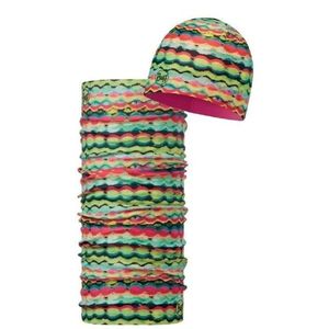 Buff ® Set Of Microfibre&Polar Hat & Snood Original Hoo Multi Pink Fluor Fleece Kids vyobraziť