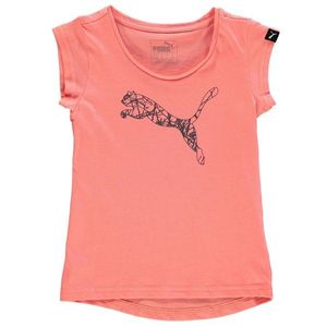 Puma Cat Logo T Shirt Infant Girls vyobraziť