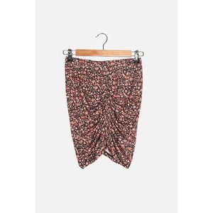 Trendyol Multicolor Floral Mini Knitted Skirt vyobraziť
