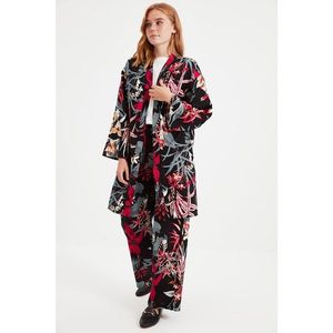 Trendyol Black Kimono Kimono&Caftan vyobraziť