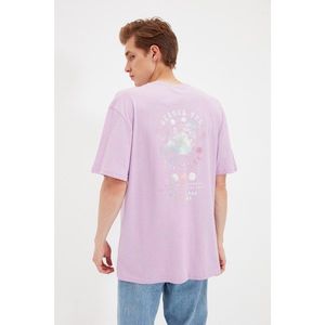 Trendyol Lilac Men's T-Shirt vyobraziť