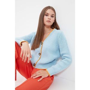 Trendyol Light Blue Detailed Knitwear Cardigan vyobraziť