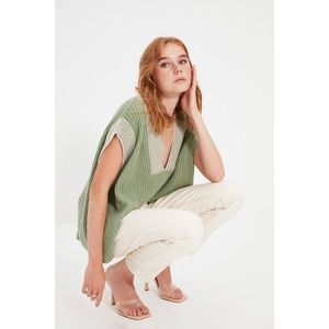 Trendyol Mint Collar Detailed Knitwear Sweater vyobraziť