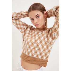 Trendyol Camel Knitwear Sweater vyobraziť