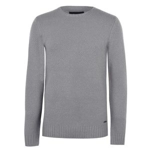 Firetrap Textured Knit Jumper Mens vyobraziť